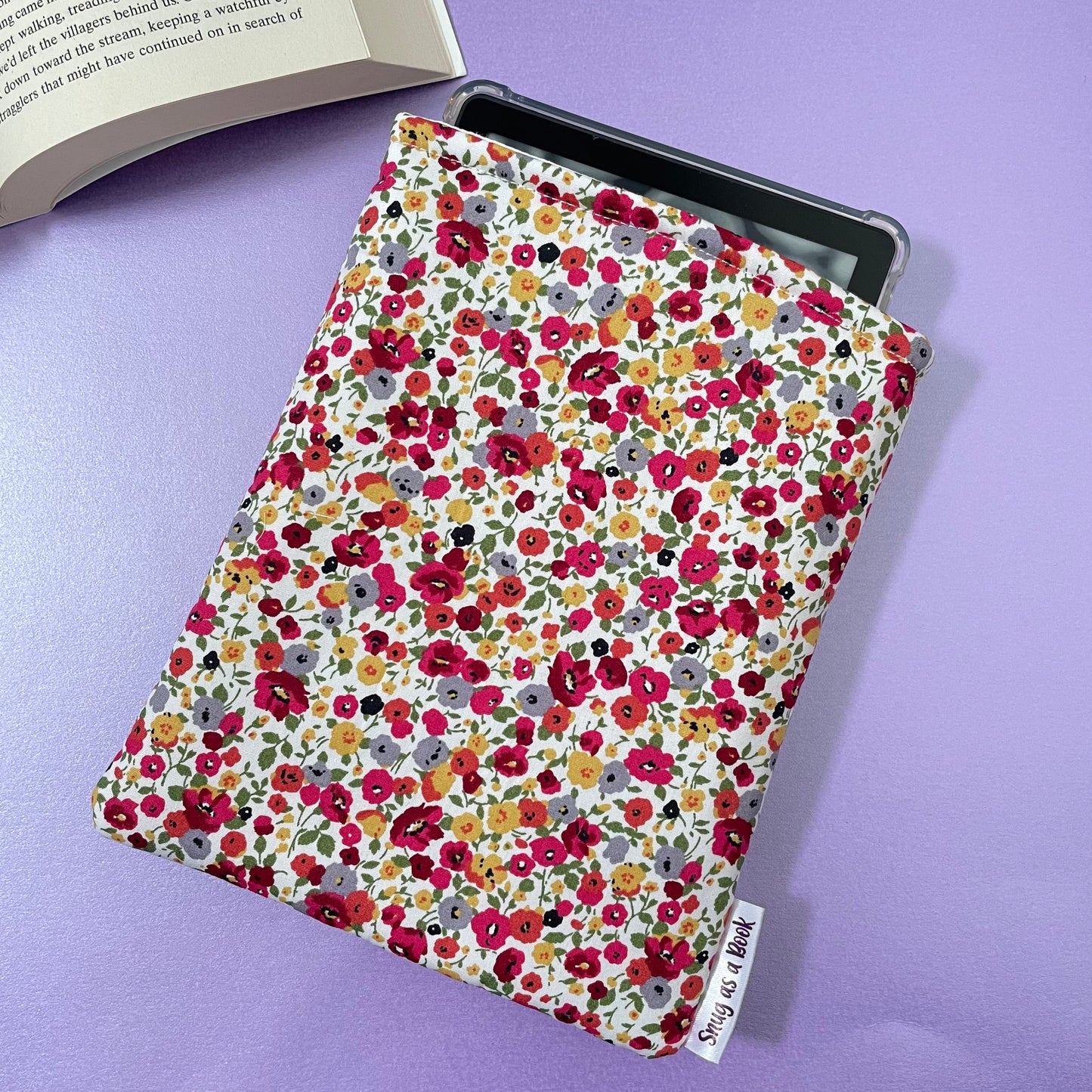 Poppy Floral Kindle Sleeves