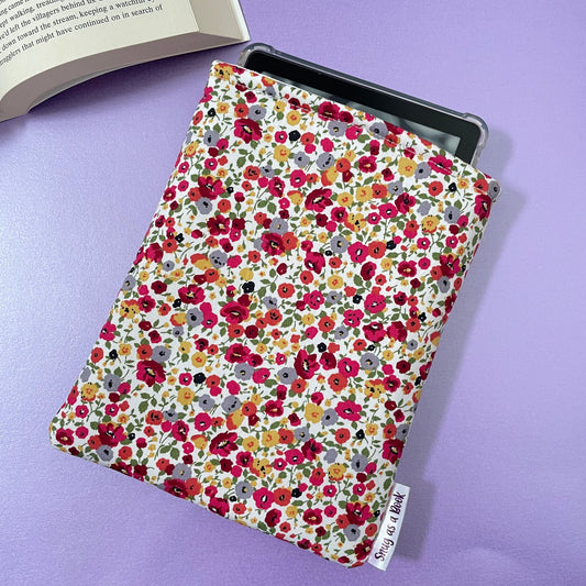 Poppy Floral Kindle Sleeves