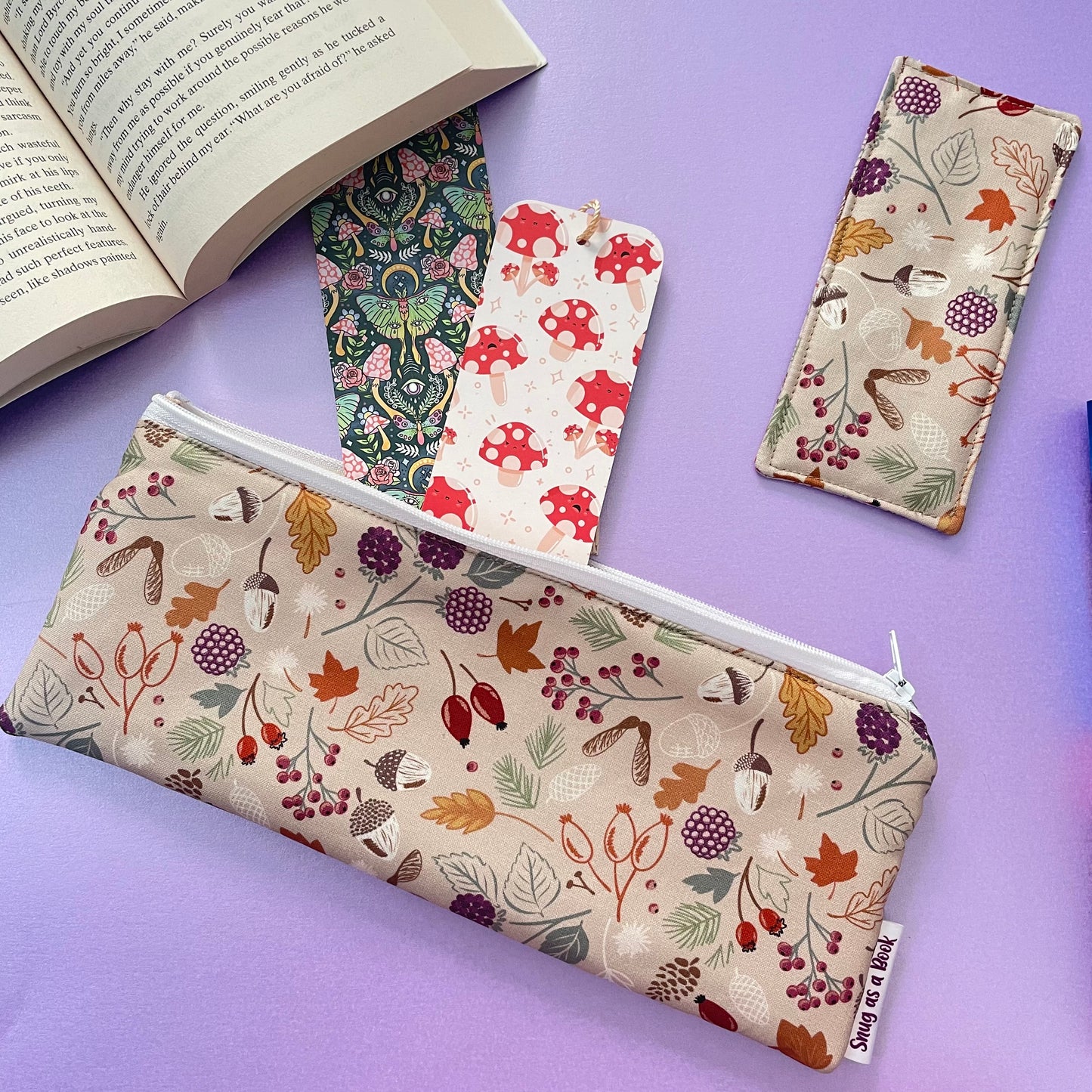 Autumnal Bookmark Case