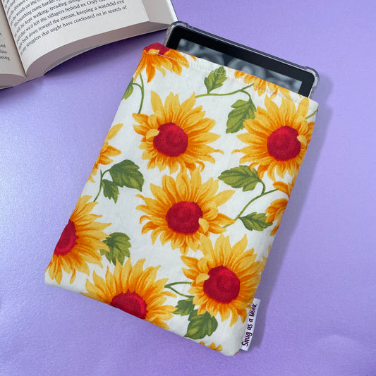 Yellow Sunflower Kindle Sleeves