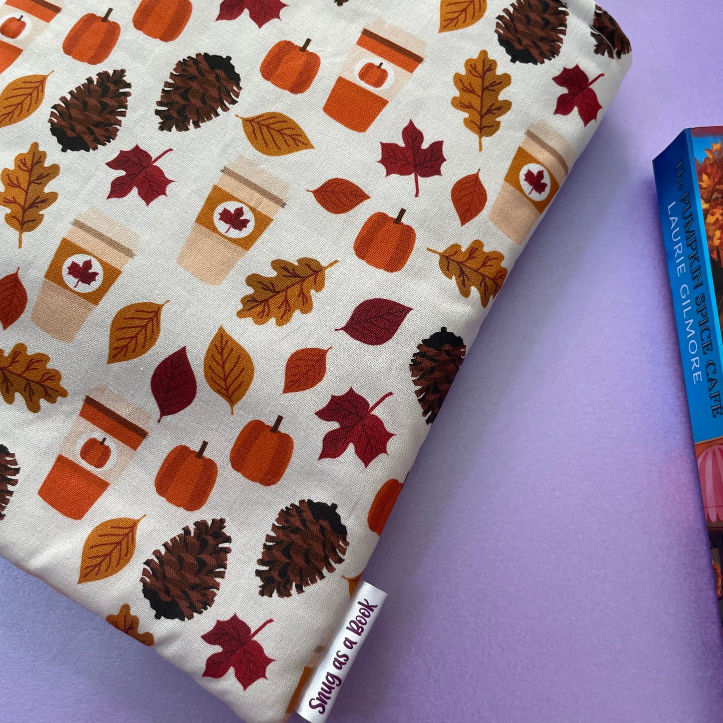 Pumpkin Spice Book Sleeve