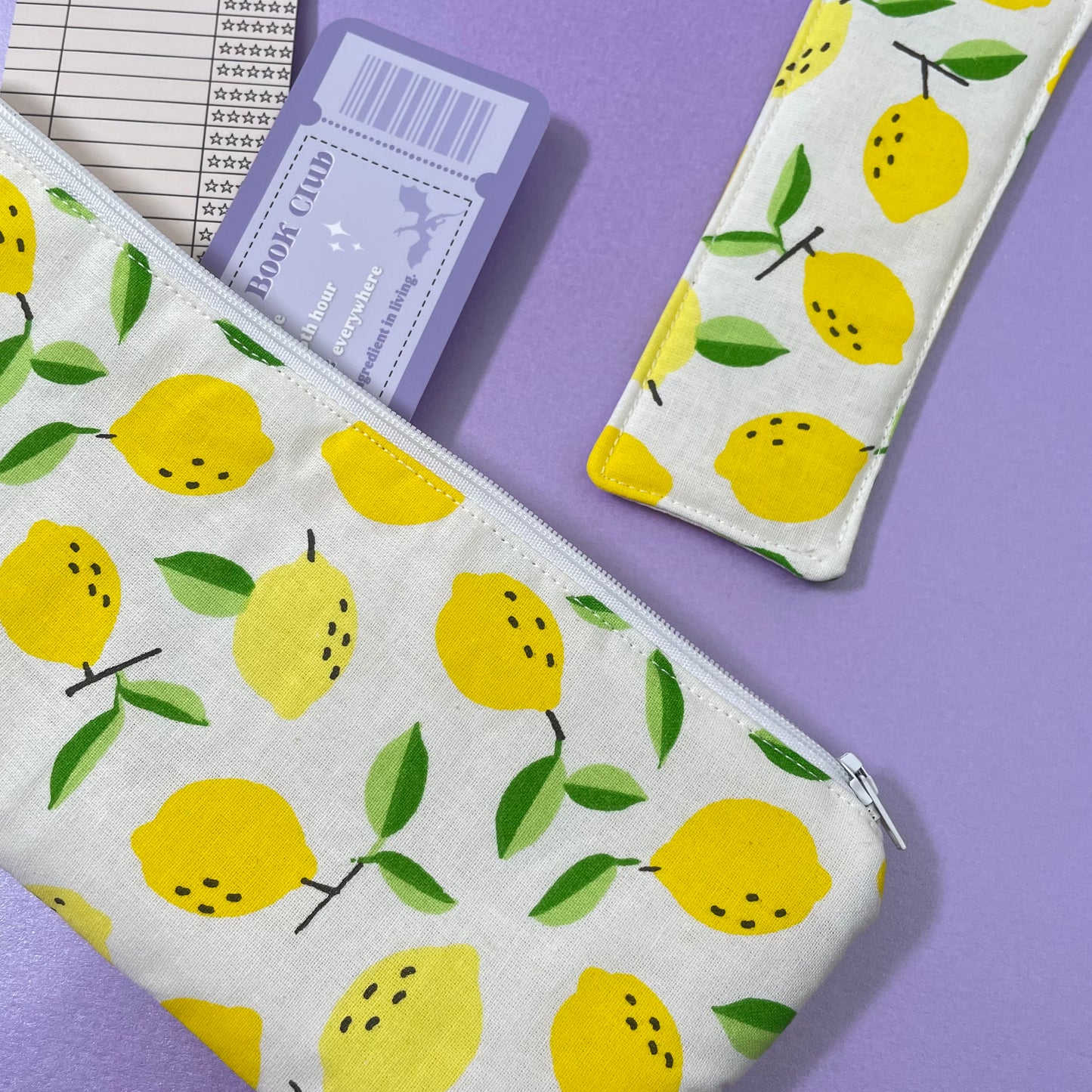 Lemon Bookmark Case