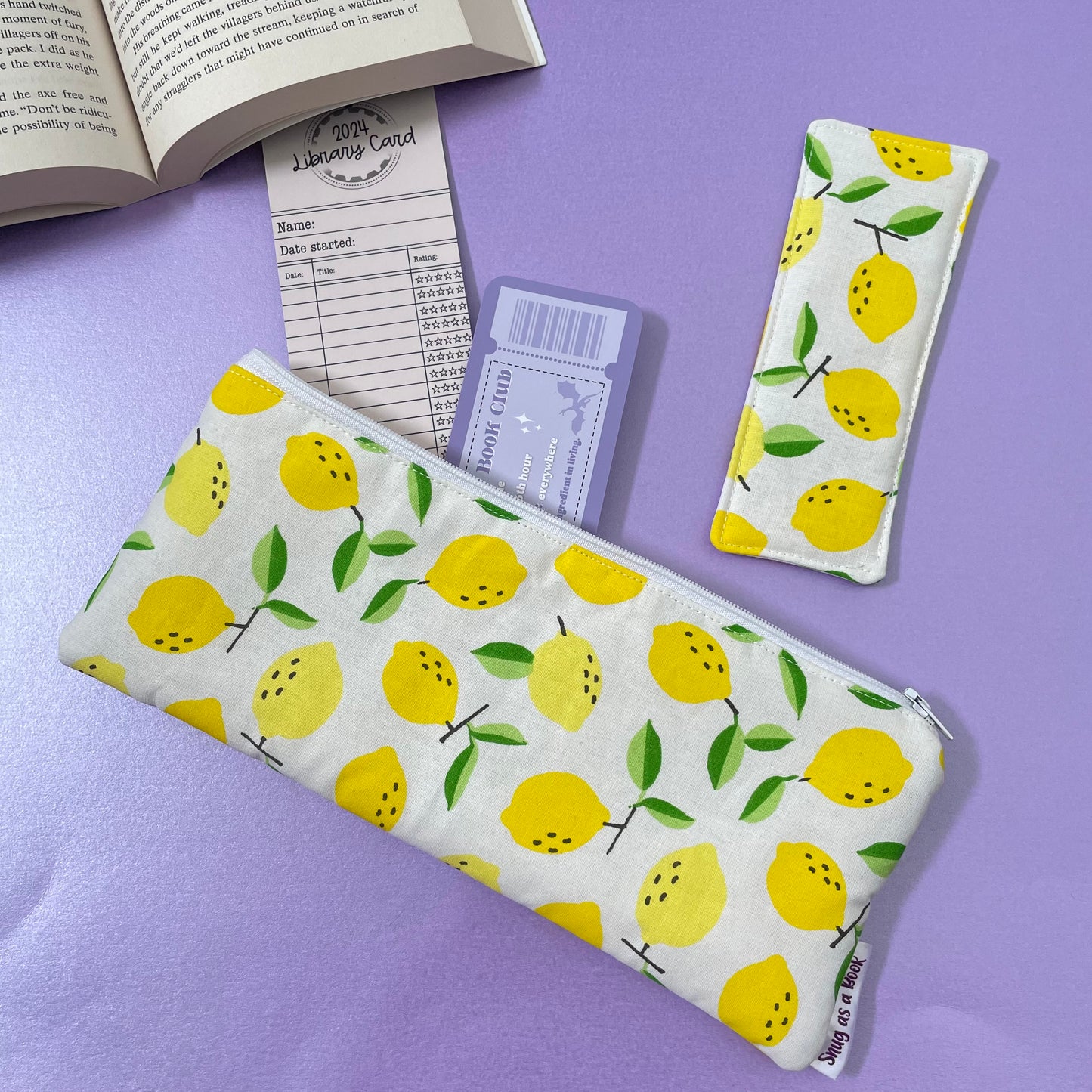 Lemon Bookmark Case