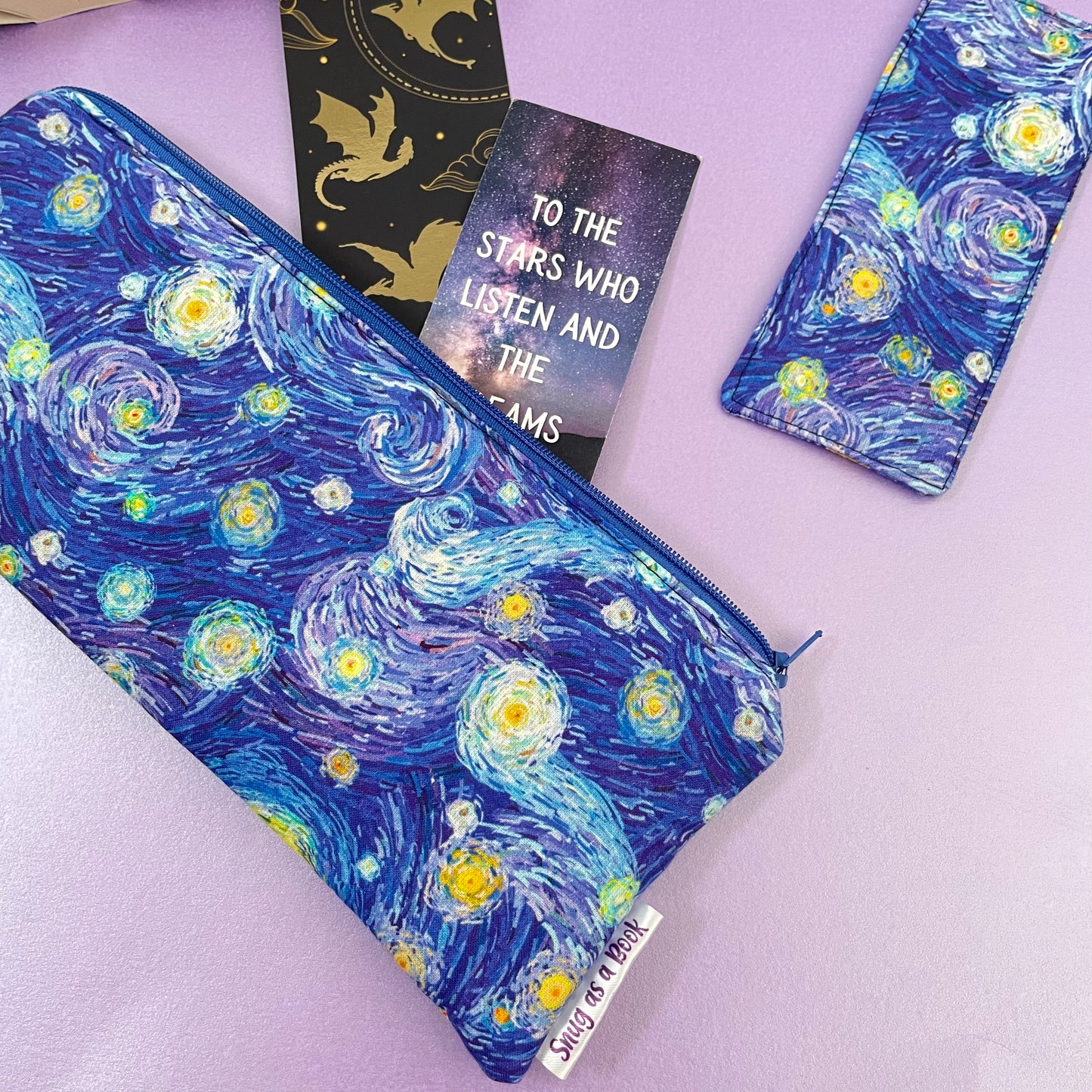 Starry Night Bookmark Case