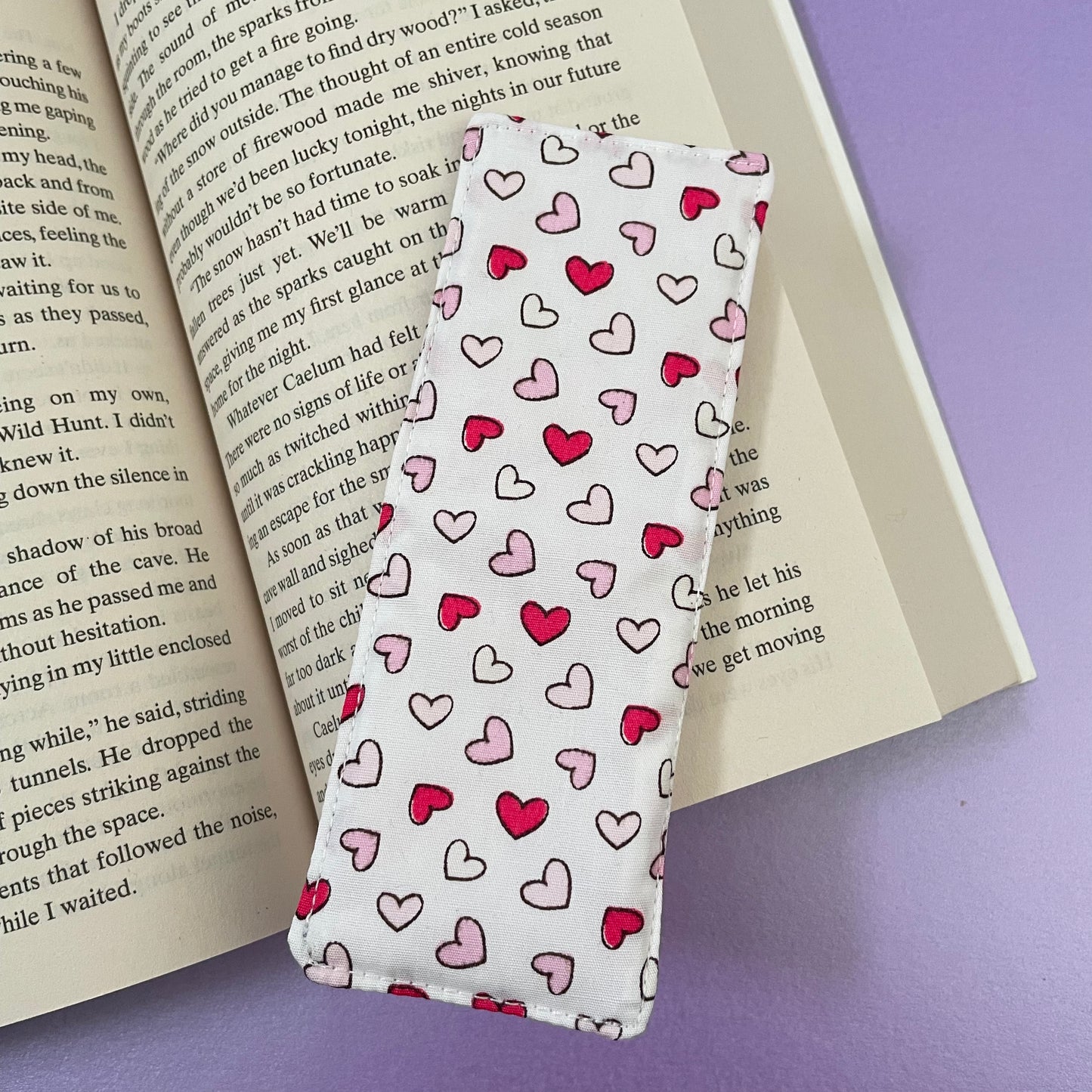 Heart Print Bookmark