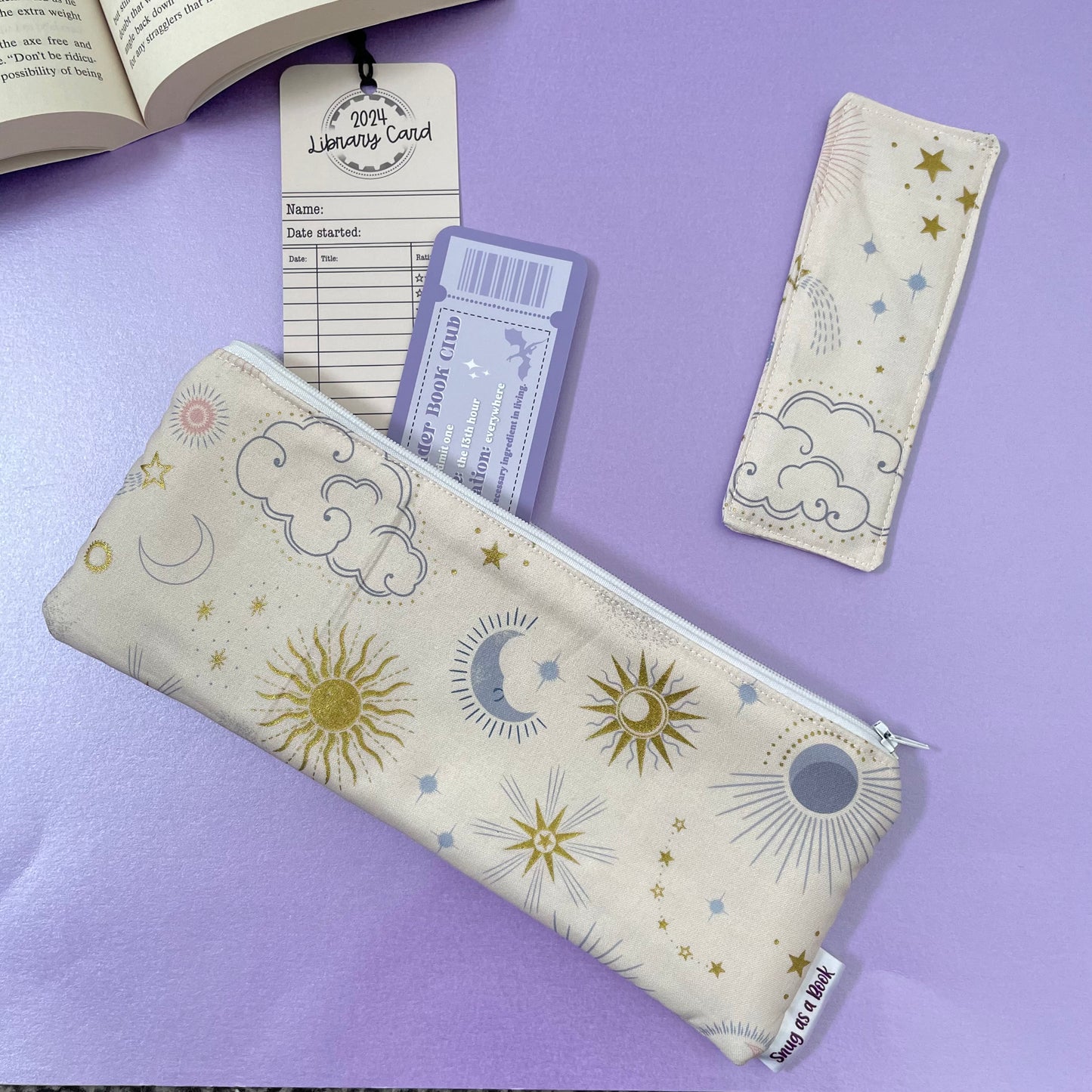 Celestial Bookmark Case