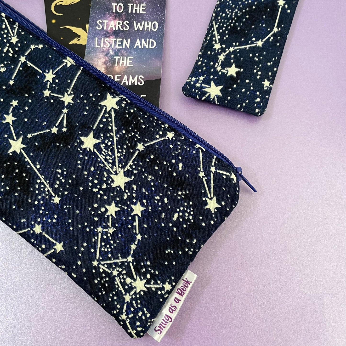 Glow in the Dark Constellation Bookmark Case