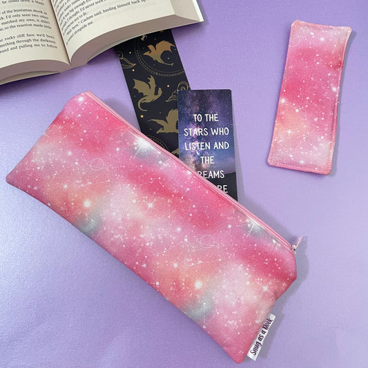 Pink Constellation Bookmark Case