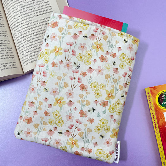 Summer Floral Book Sleeve