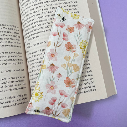 Summer Floral Print Bookmark