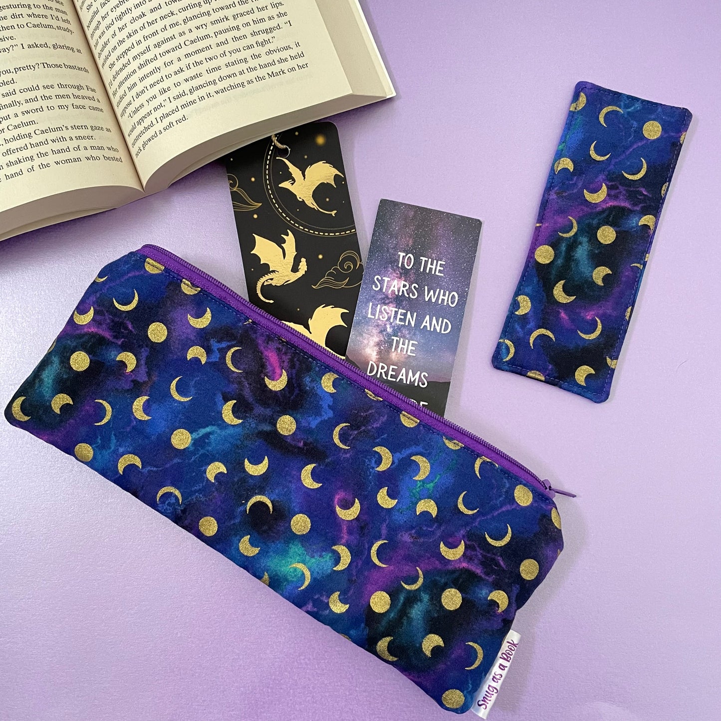 Mini Moons Bookmark Case