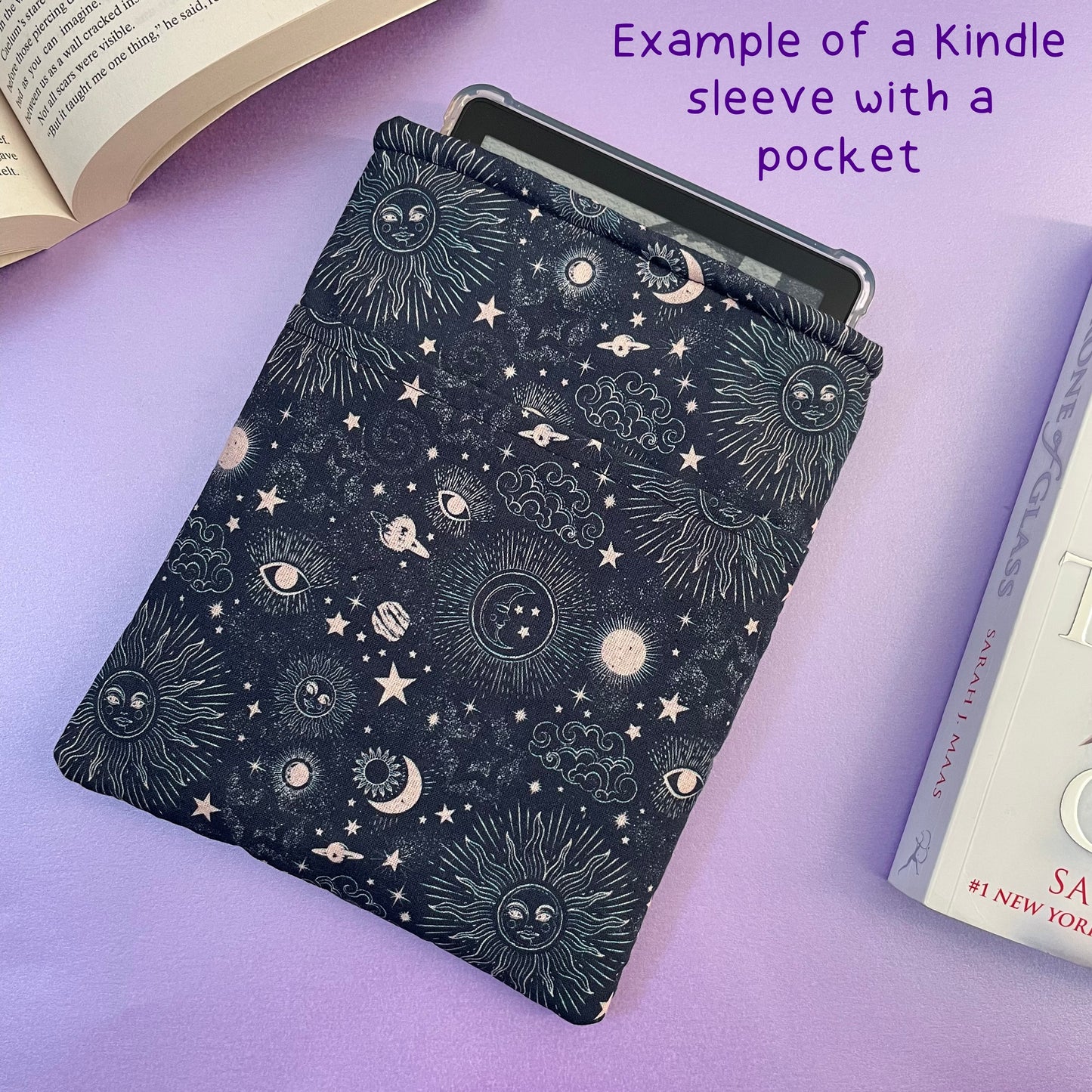 Pink Galaxy Kindle Sleeve