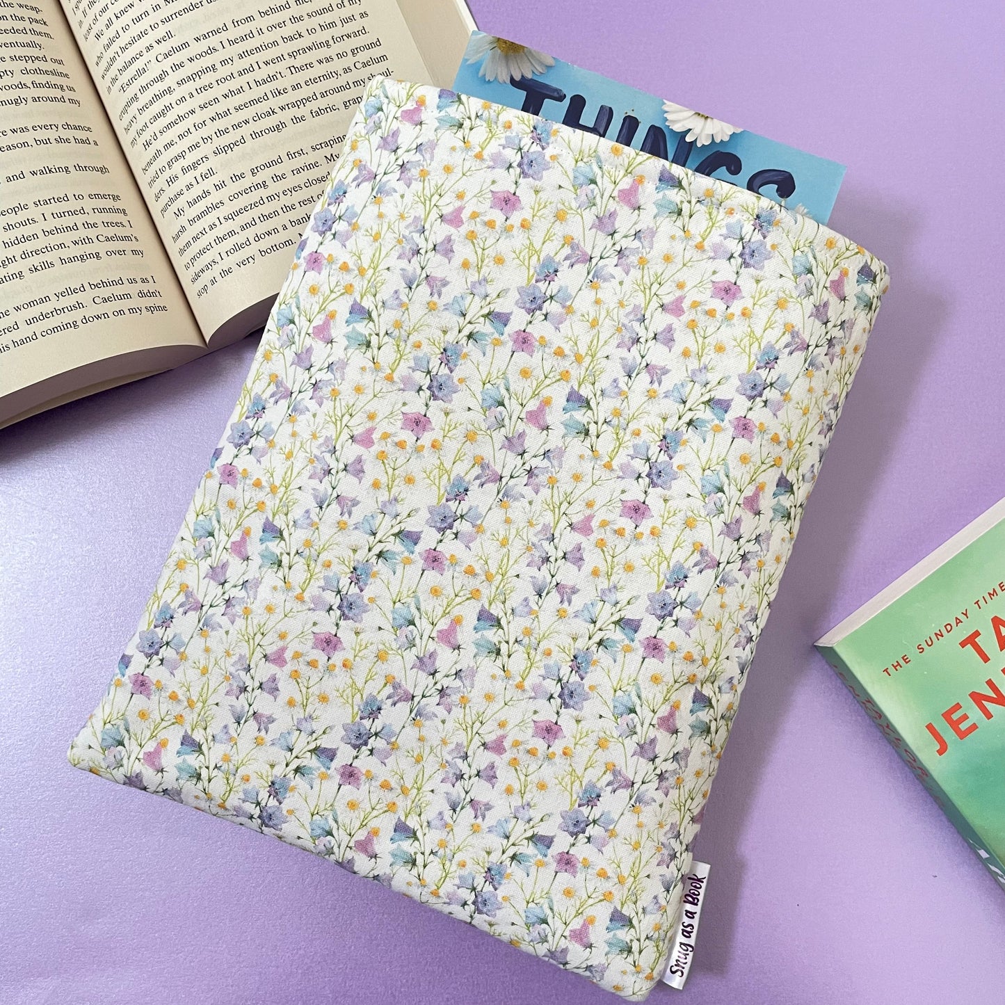 Floral Book Sleeve