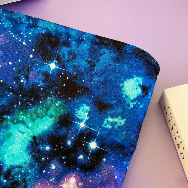 Blue Galaxy Book Sleeve