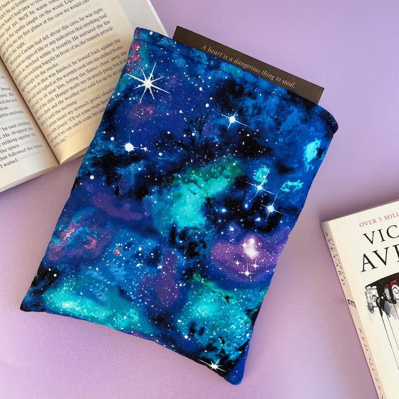 Blue Galaxy Book Sleeve