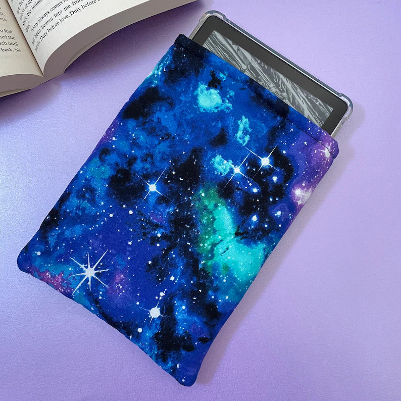 Blue Galaxy Kindle Sleeve