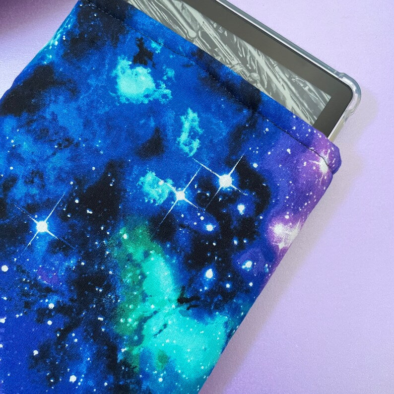 Blue Galaxy Kindle Sleeve