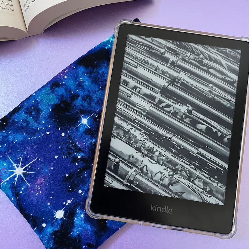 Blue Galaxy Kindle Sleeve