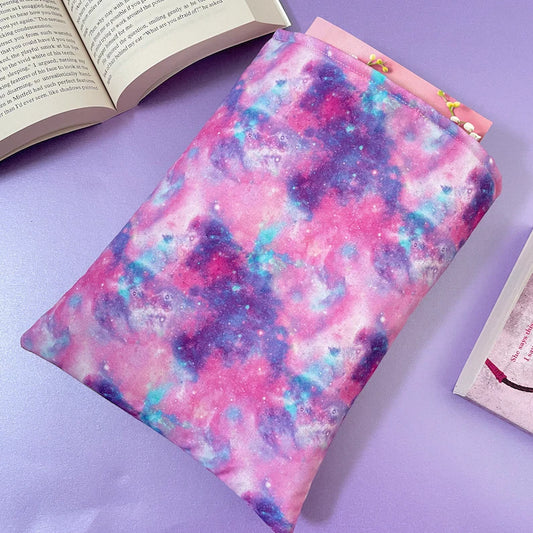 Pink Galaxy Book Sleeve