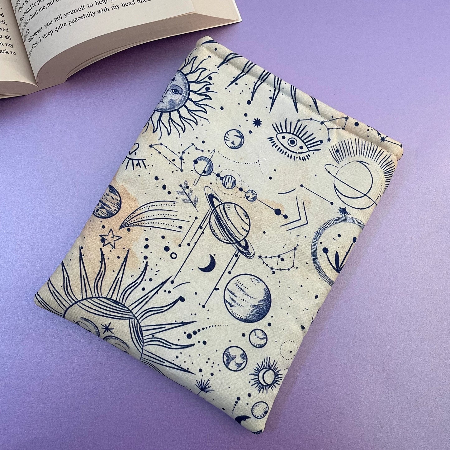 White Celestial Kindle Sleeve